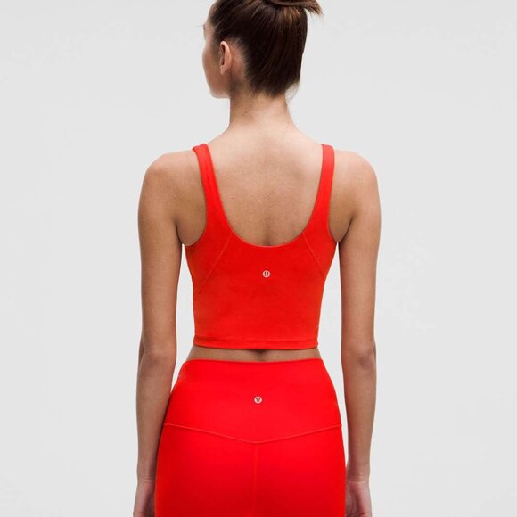NWT Lululemon Align Tank Top *Light Support, A/B Cup Hot Heat Size 2 - Picture 4 of 9
